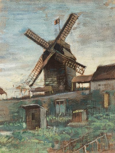 Le Moulin Le Blute-fin von Vincent van Gogh