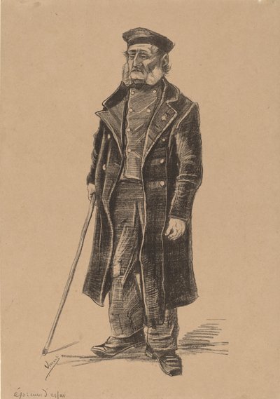 Armenhausbewohner, stehend von Vincent van Gogh