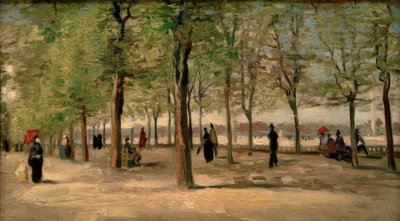 Promenade im Jardin du Luxembourg von Vincent van Gogh