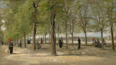 Promenade im Jardin du Luxembourg von Vincent van Gogh