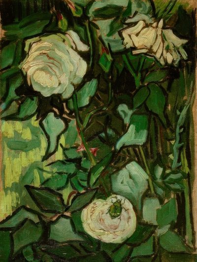 Rosen und ein Käfer von Vincent van Gogh