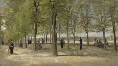 Terrasse im Jardin du Luxembourg von Vincent van Gogh