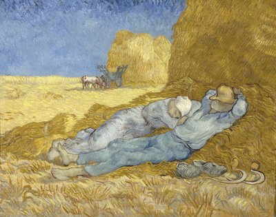 Die Siesta nach Millet, 1890 von Vincent van Gogh