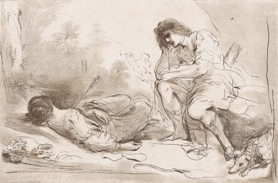 Cephalus und Procris, 1764-98 von Vincenzio Vangelisti
