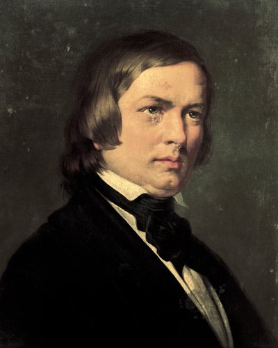 Porträt von Robert Schumann von Vincenzo Busciolano