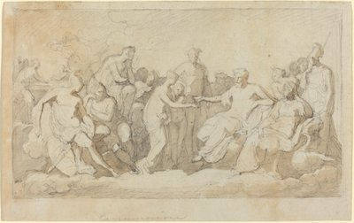 Psyche auf dem Olymp empfangen von Vincenzo Camuccini