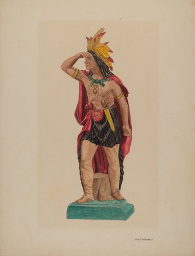 Zigarrenladen-Indianer von Violet Hartenstein