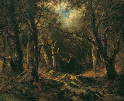 Waldinneres von Virgilio Narcisso Díaz de la Peña