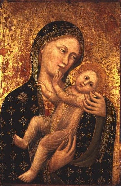 Madonna mit Kind von Vitale da Bologna