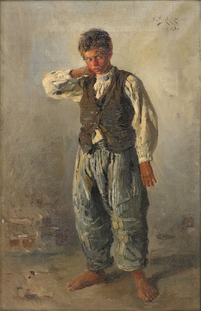 Der junge Gassenjunge, 1883 von Vladimir Egorovic Makovsky