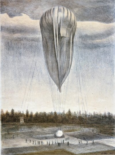 Der Stratosphärenballon, 1935 von Vladimir Grigoryevich Yung