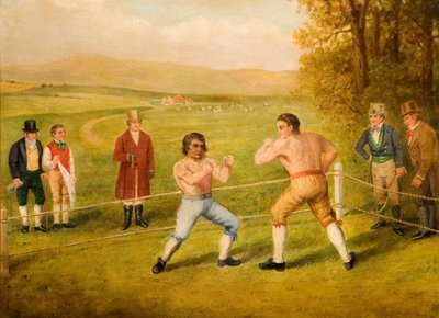 Ein Preisboxkampf in Birmingham, 1789 von W Allen