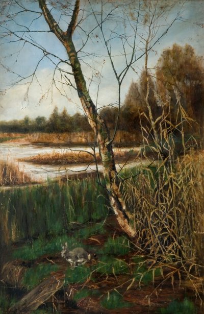Herbst an der Olton-Mühle, 19. Jahrhundert von W. H. Middleton