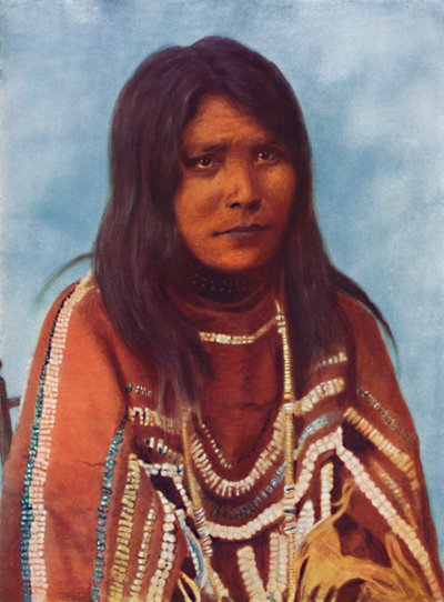 Eine Sarcee-Indianerin, 1912 von W. Hanson Boorne