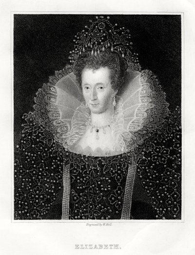 Königin Elisabeth I., 1860 von W. Holl