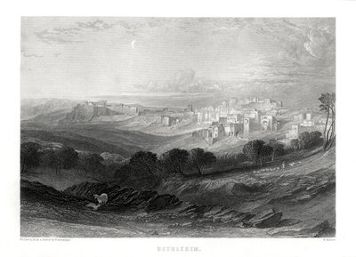 Bethlehem, Palästina, 19. Jahrhundert von W. Miller