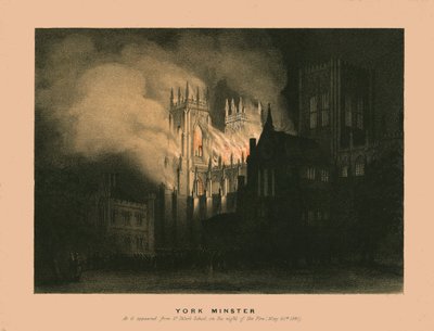 York Minster, 1840 von W Monkhouse