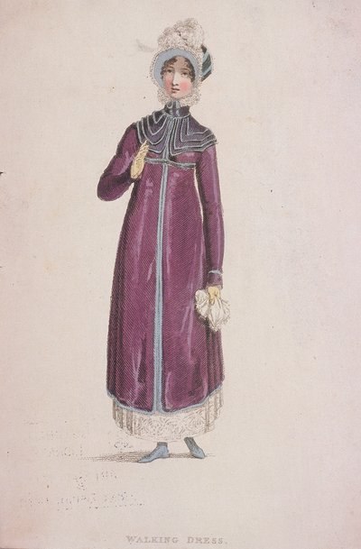 Eine Frau in einem Spazierkleid, ca. 1810 von W Read