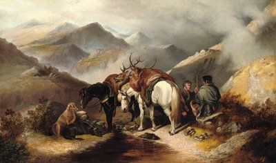 Pirsch auf den Highlands, 1871 von W. W. Morris