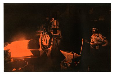 Die Schmiede, 1901 von Waldemar Titzenthaler