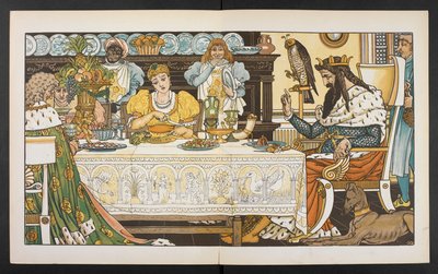 Illustration zum Froschkönig. von Walter Crane