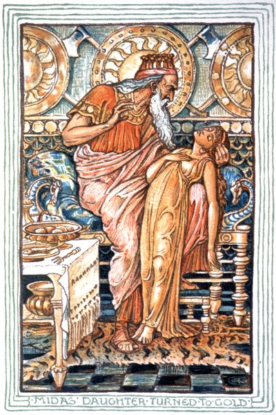 König Midas von Walter Crane