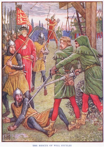 Die Rettung von Will Stuteley, ca. 1920 von Walter Crane
