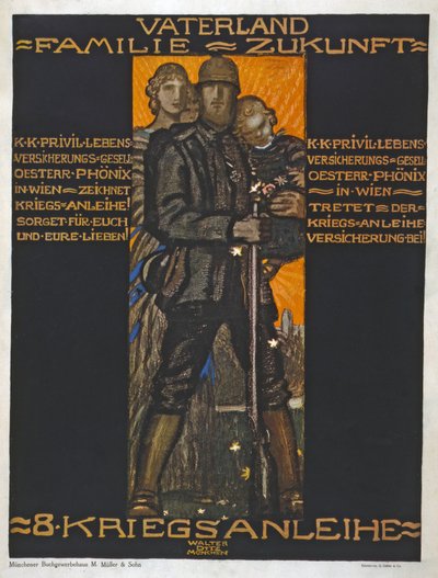 Vaterland, Familie, Zukunft, veröffentlicht 1918 von Walter Ditz