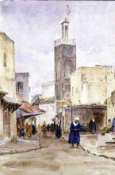 Eine östliche Straßenszene von Walter Frederick Roofe Tyndale