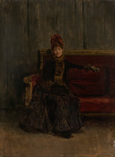 Sitzende Dame von Walter Gay