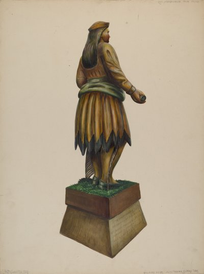 Zigarrenladen-Indianer von Walter Hochstrasser