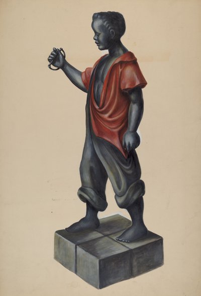 Anbindepfosten, ca. 1937 von Walter Hochstrasser