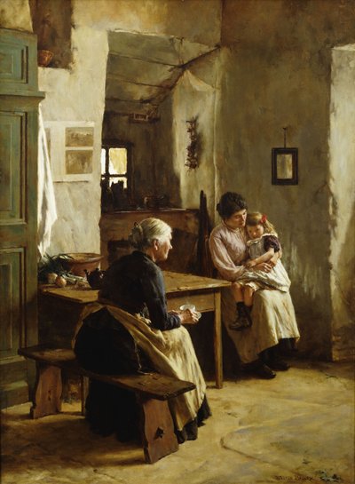 Mutterliebe von Walter Langley