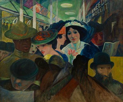 Die U-Bahn von Walter Pach