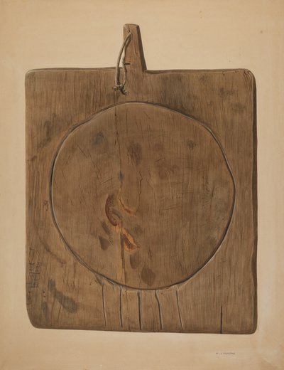 Käse-Abtropfbrett, 1935-1942 von Walter Praefke