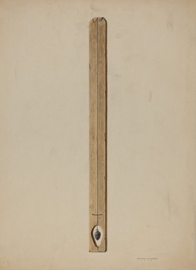 Senkblei und Brett, 1939 von Walter Praefke