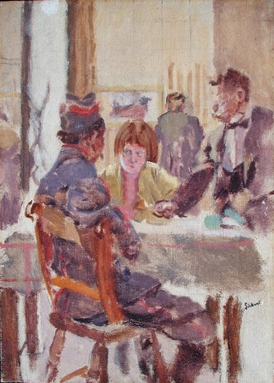 Belgischer Soldat von Walter Richard Sickert