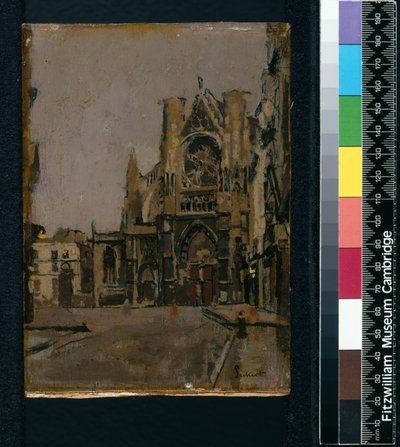 Kirche St. Jacques, Dieppe von Walter Richard Sickert