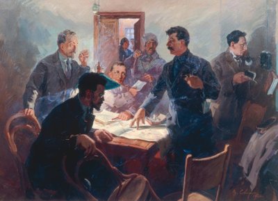 Die Führer der Oktoberrevolution von Wassili Semjonowitsch Swarog