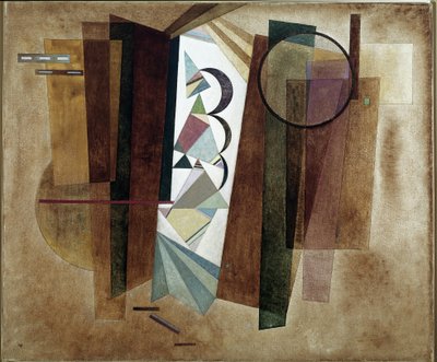 Entwicklung in Braun von Wassily Kandinsky