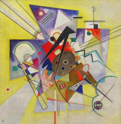 Gelbe Begleitung von Wassily Kandinsky