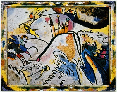 Glasmalerei mit der Sonne (Kleine Freuden) von Wassily Kandinsky