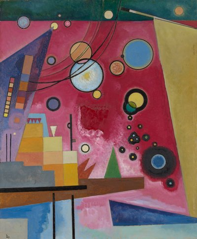 Schweres Rot von Wassily Kandinsky
