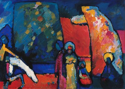 Improvisation Nr. 2 (Trauermarsch) von Wassily Kandinsky
