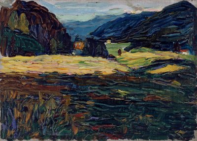 Kochel – Landschaft mit Schlösschen von Wassily Kandinsky