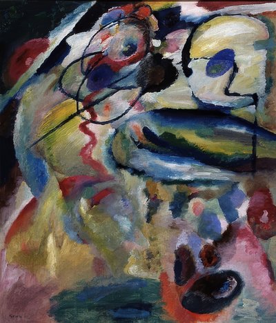 Komposition mit Kreis von Wassily Kandinsky