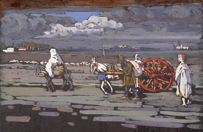 Landstraße von Wassily Kandinsky