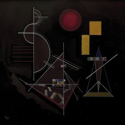 Leicht in Schwer von Wassily Kandinsky