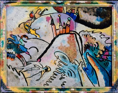 Mit Sonne von Wassily Kandinsky
