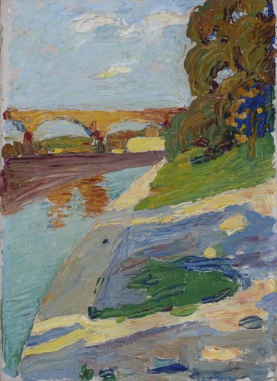 München – Die Isar von Wassily Kandinsky